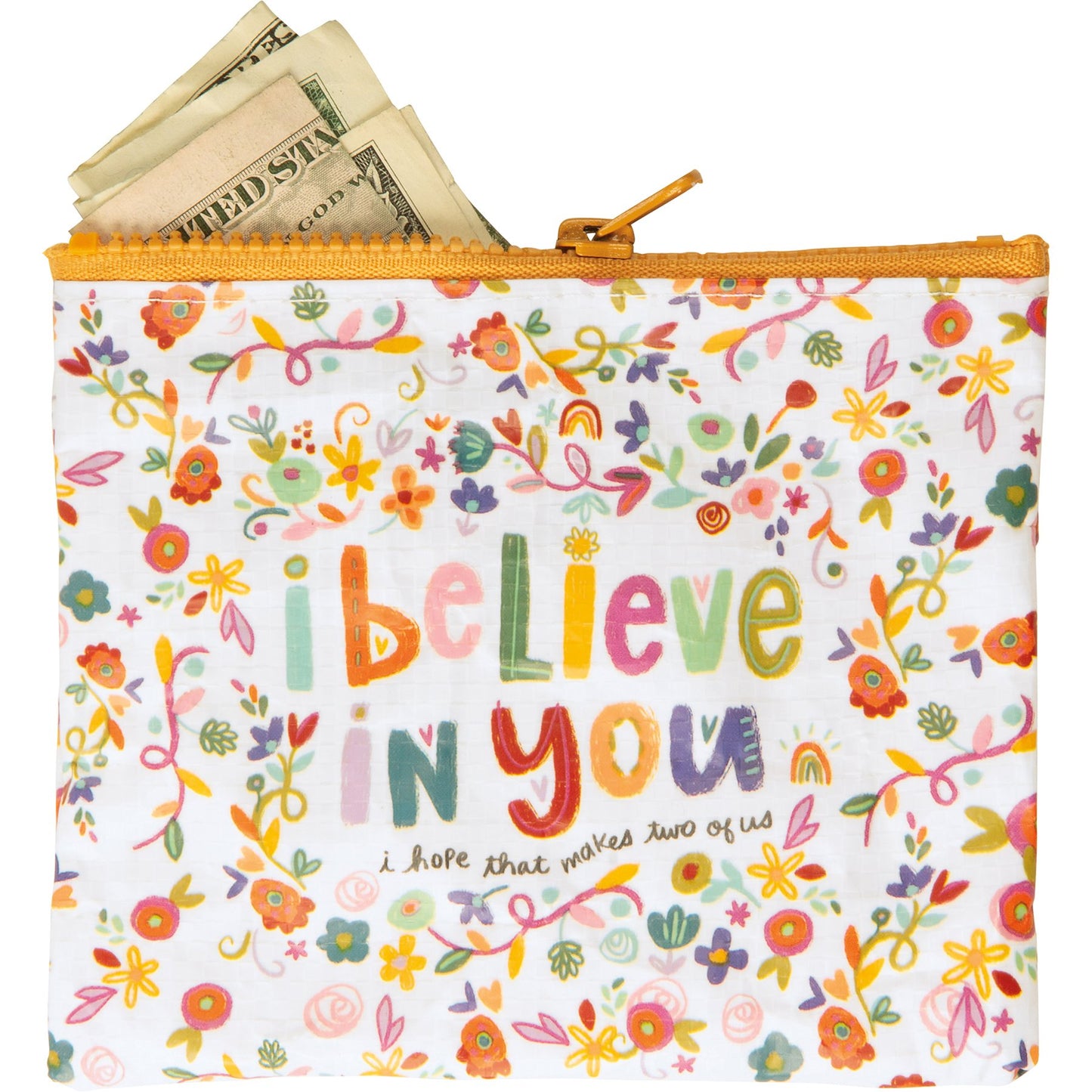 I Believe In You Zipper Wallet