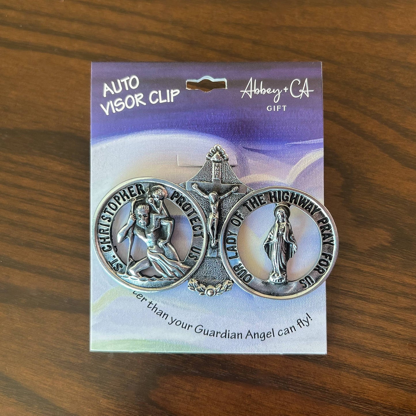 St Christopher & O L of Highway Visor Clip