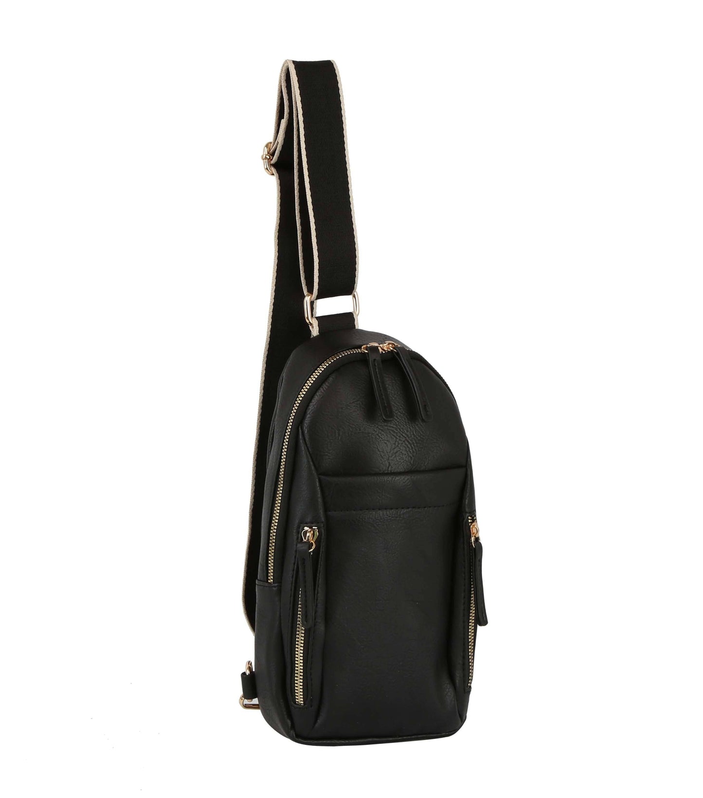 Multiple Zip Sling Bag - Multiple Colors