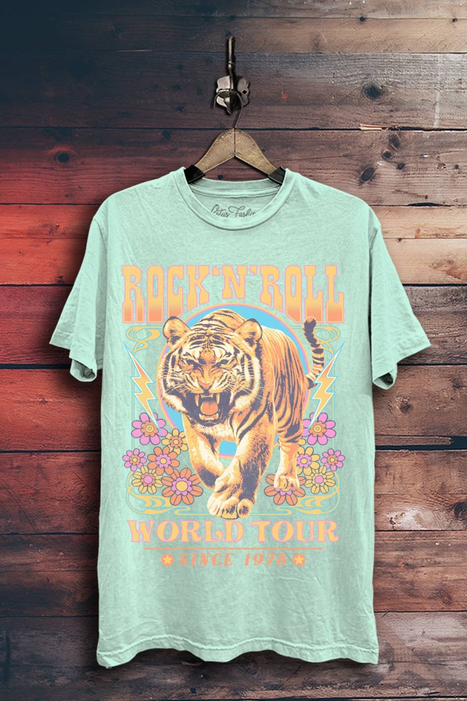 Rock and Roll Tiger Graphic Top