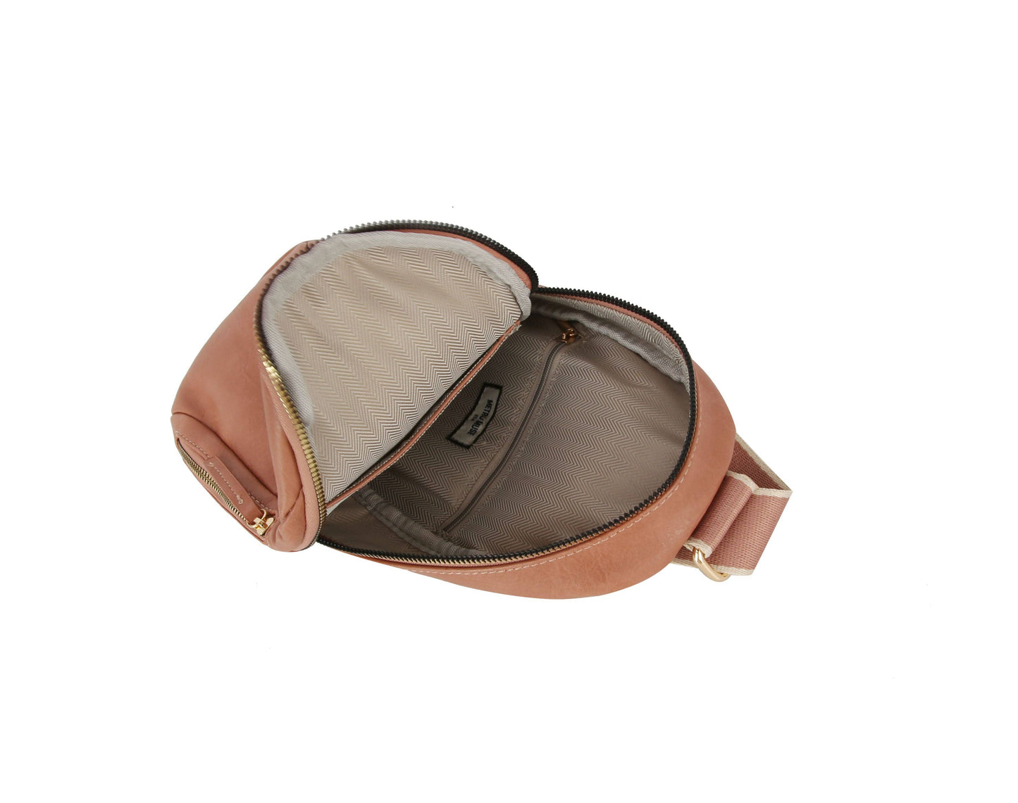 Multiple Zip Sling Bag - Multiple Colors