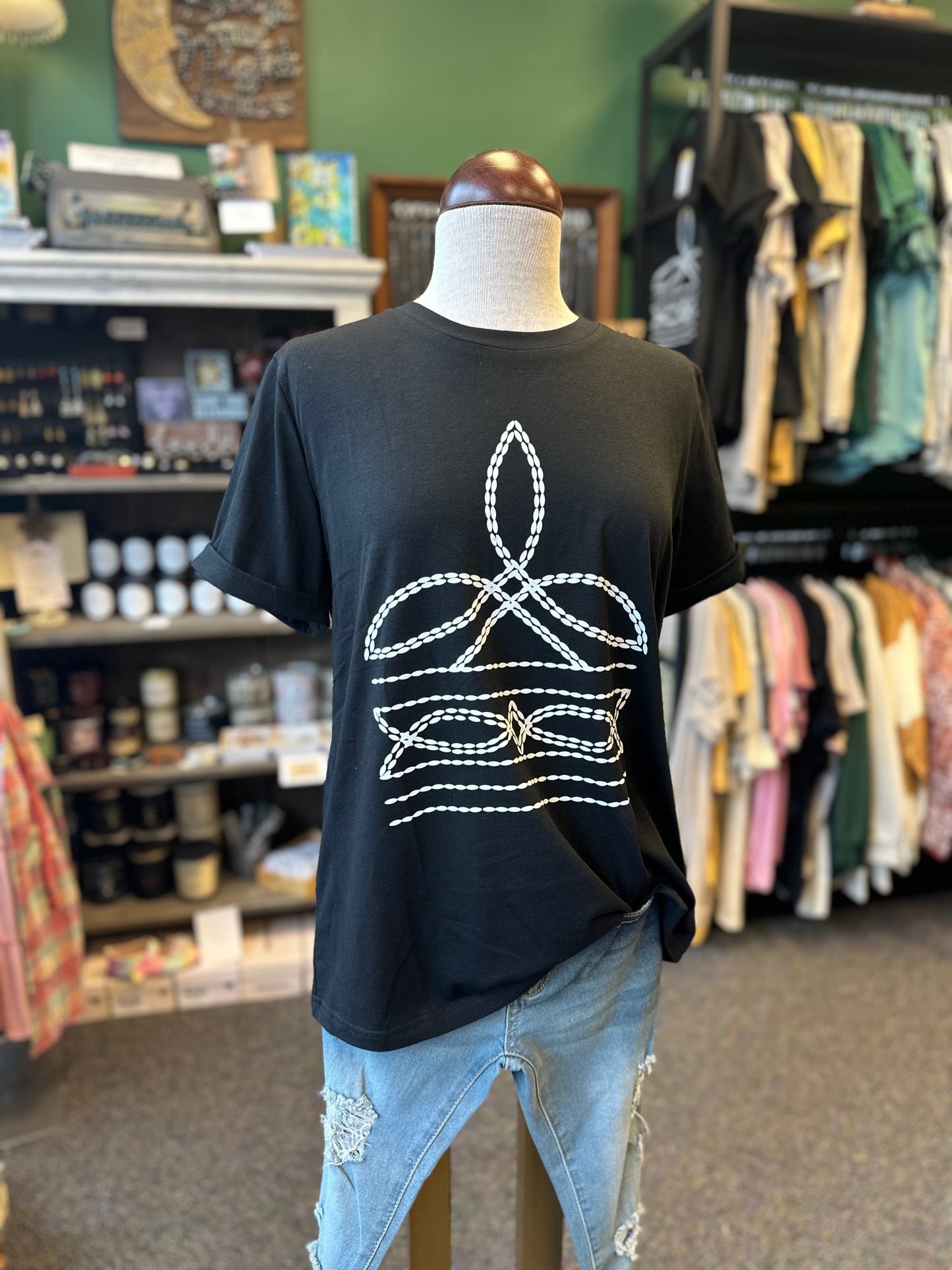 Sale - Western Graphic Print T Shirt