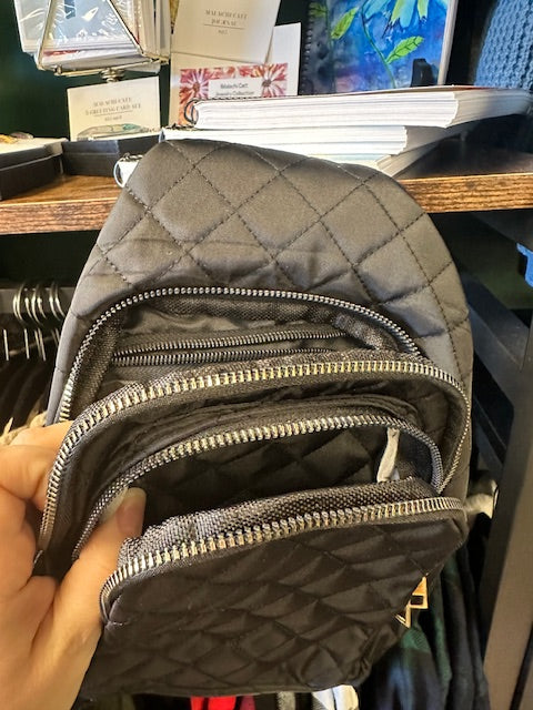 Quilted Sling Bag Shoulder Handbag