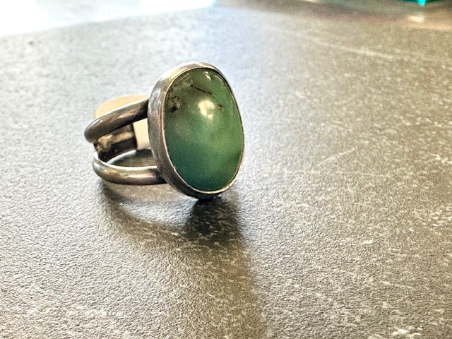 Vintage Sterling Silver Turquoise Ring