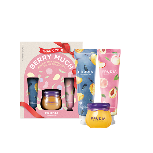 FRUDIA Thank You Berry Much Lip Balm & Hand Cream Gift Set