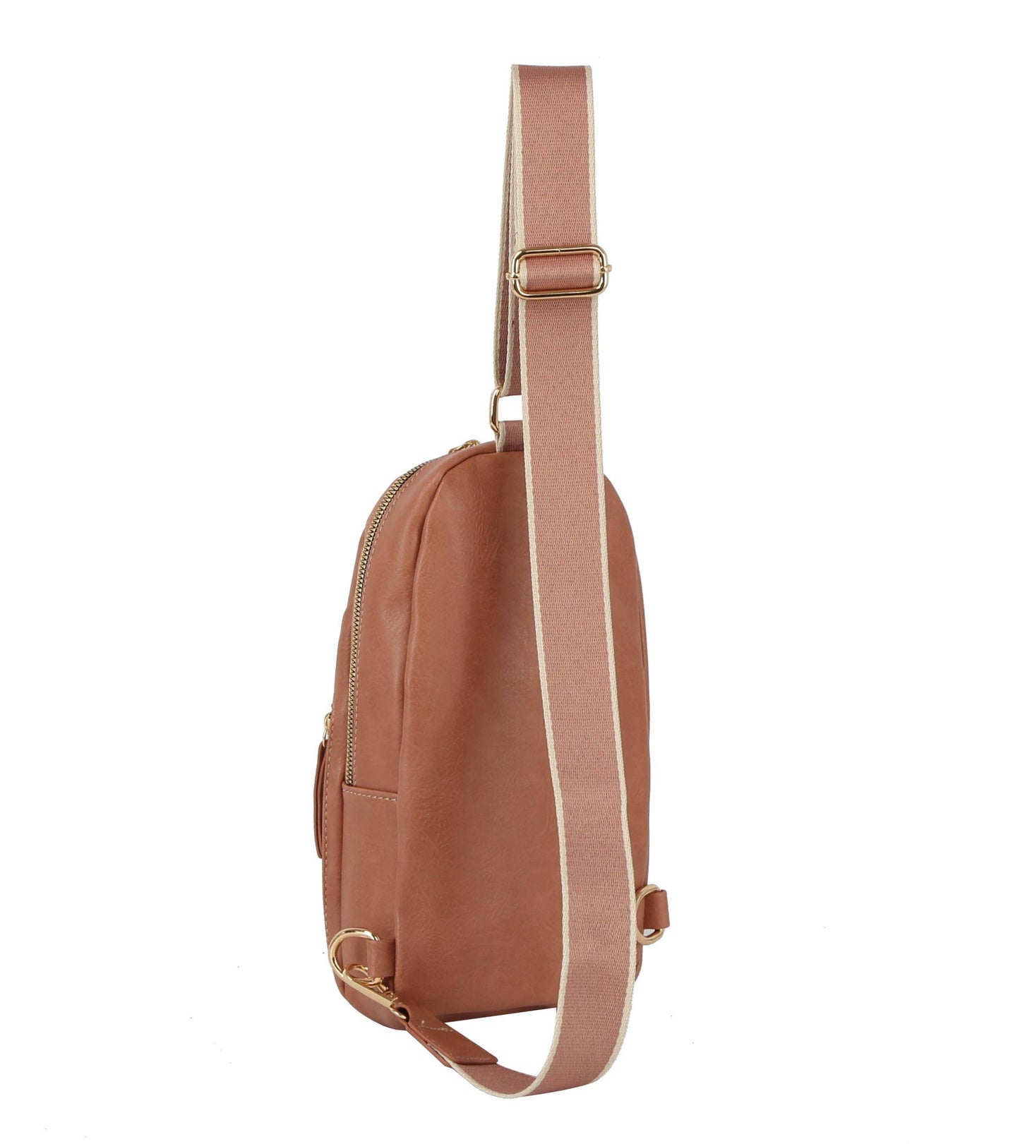 Multiple Zip Sling Bag - Multiple Colors