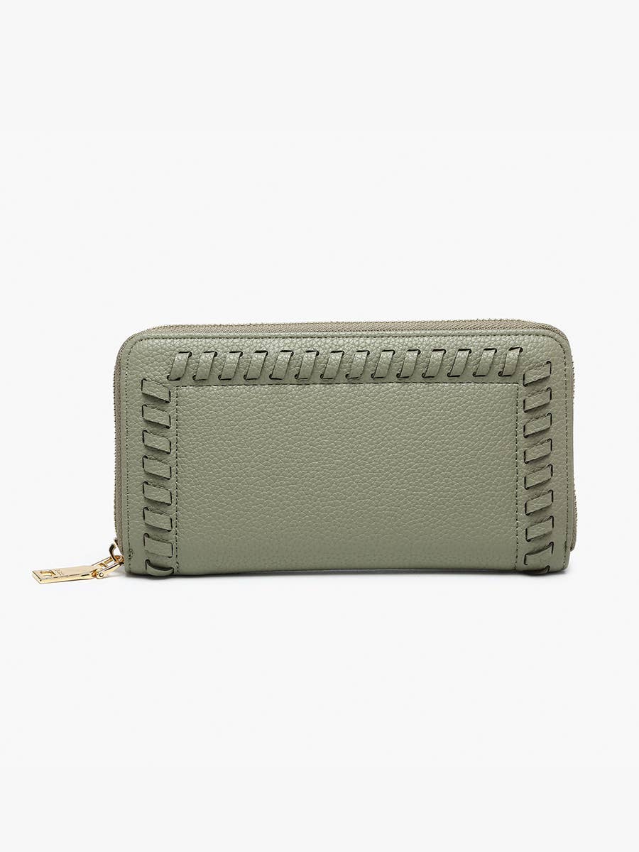 Nora Whipstitch Wallet - Multiple Colors