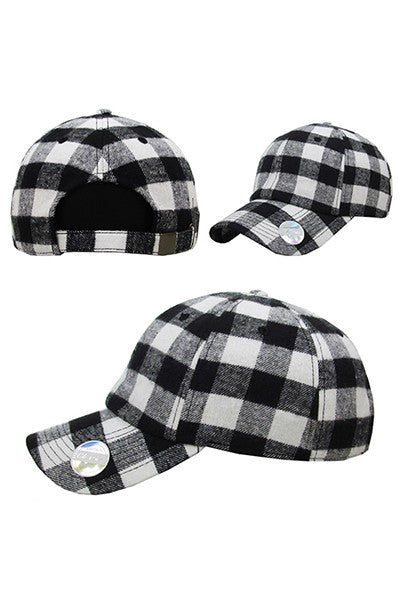 Plaid Ball Cap