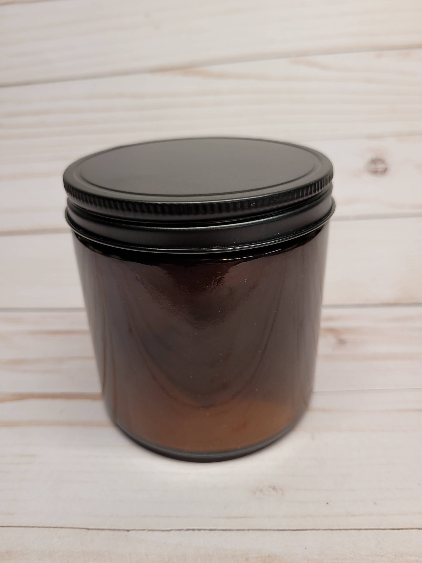 9oz Hand poured Soy AMBER Jar Candle