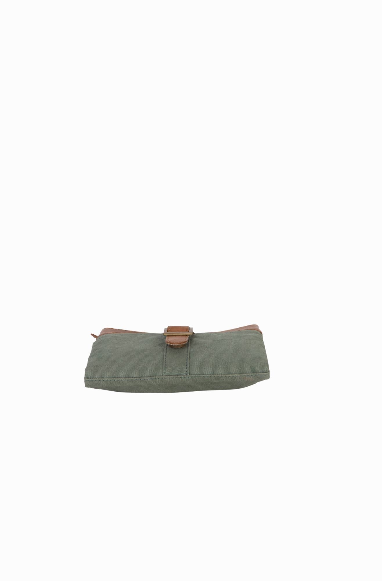 Intermix Up-Cycled Canvas Crossbody - Aegean