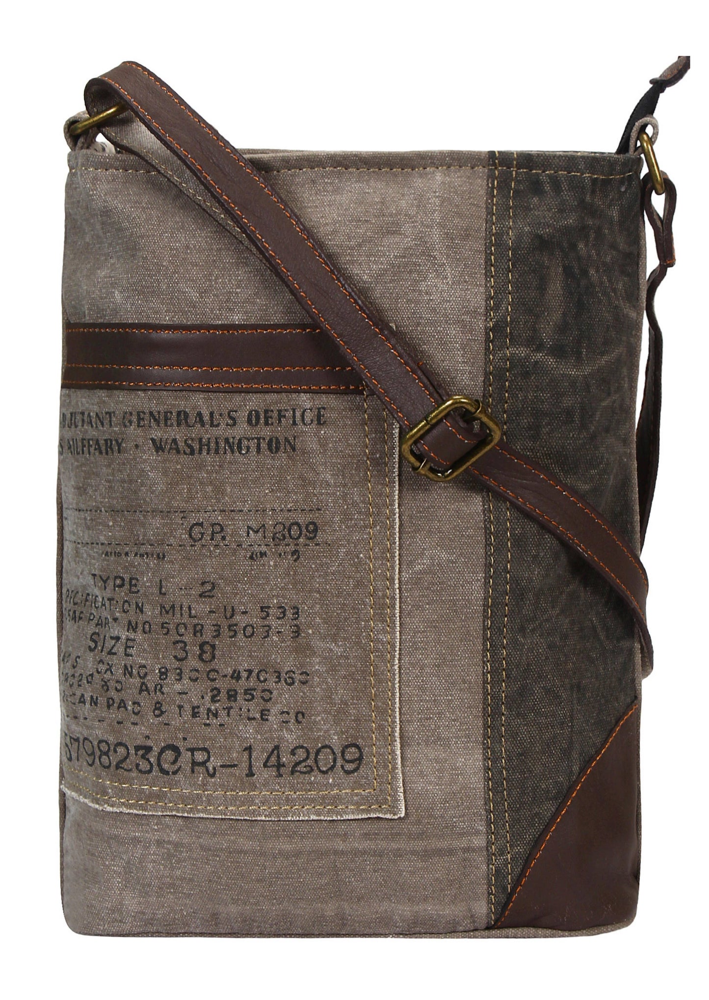 Identified Up-Cycled Canvas Women's Crossbody Bag