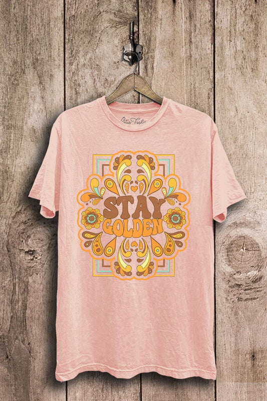 Stay Golden Graphic Top