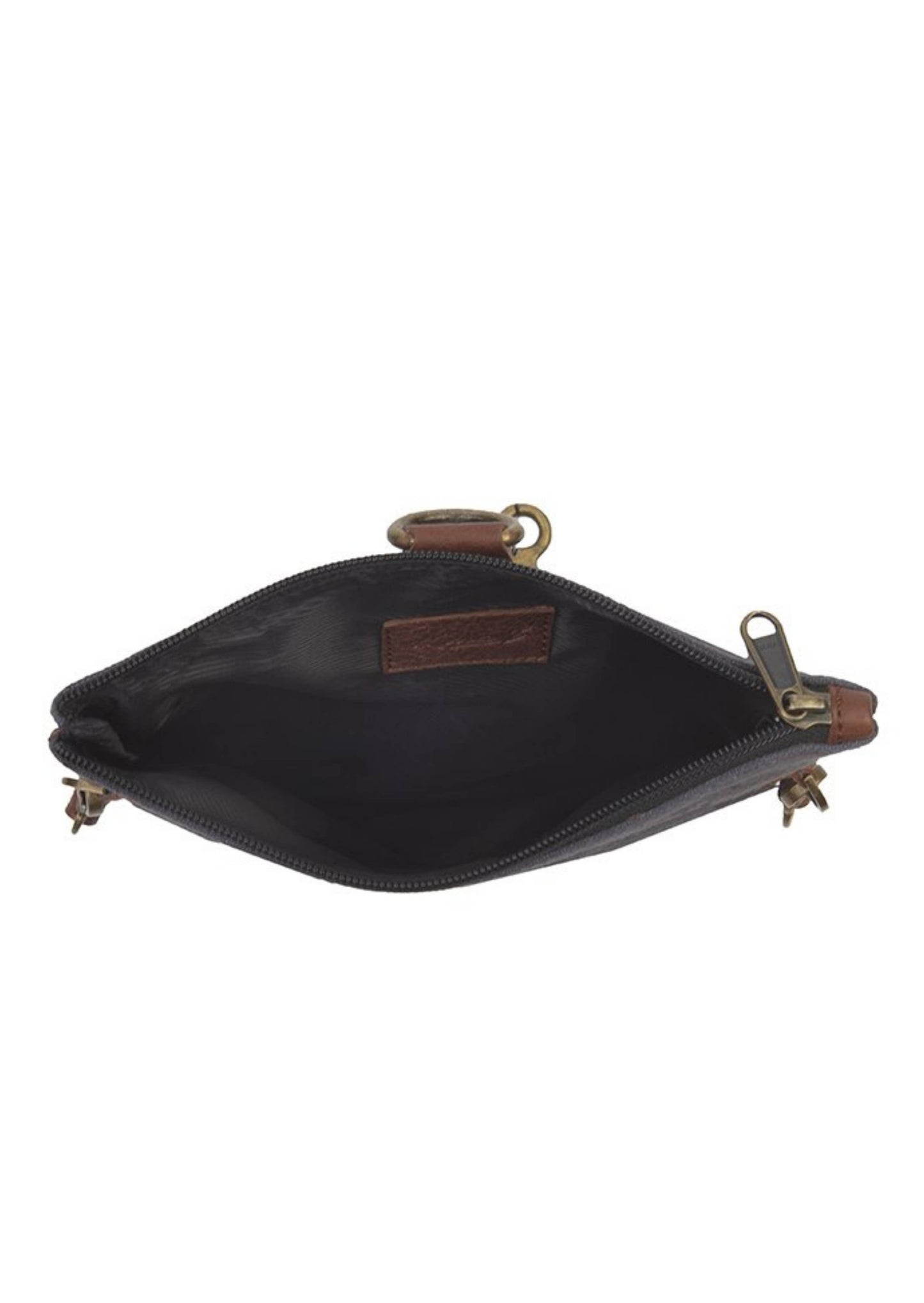 Finley Up-Cycled Canvas Fold-Over Crossbody