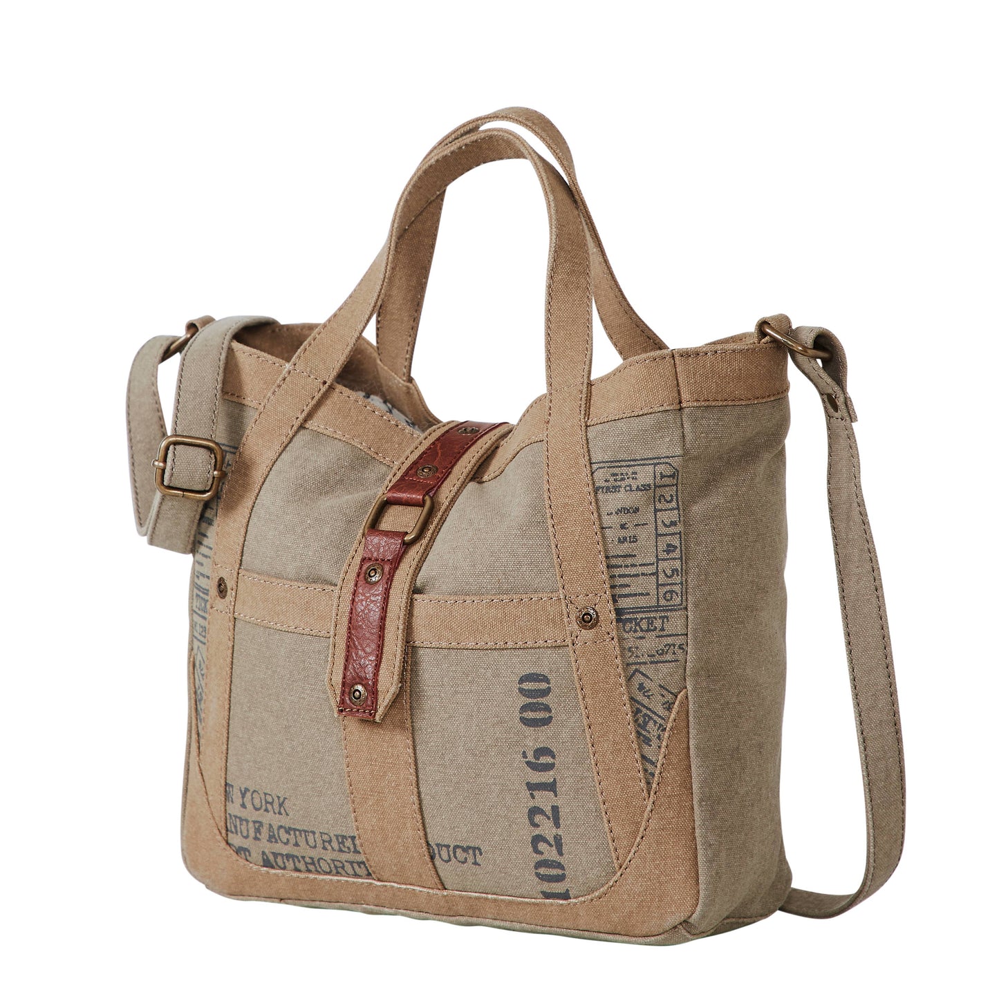 Portland Up-Cycled Canvas Women's Crossbody Bag
