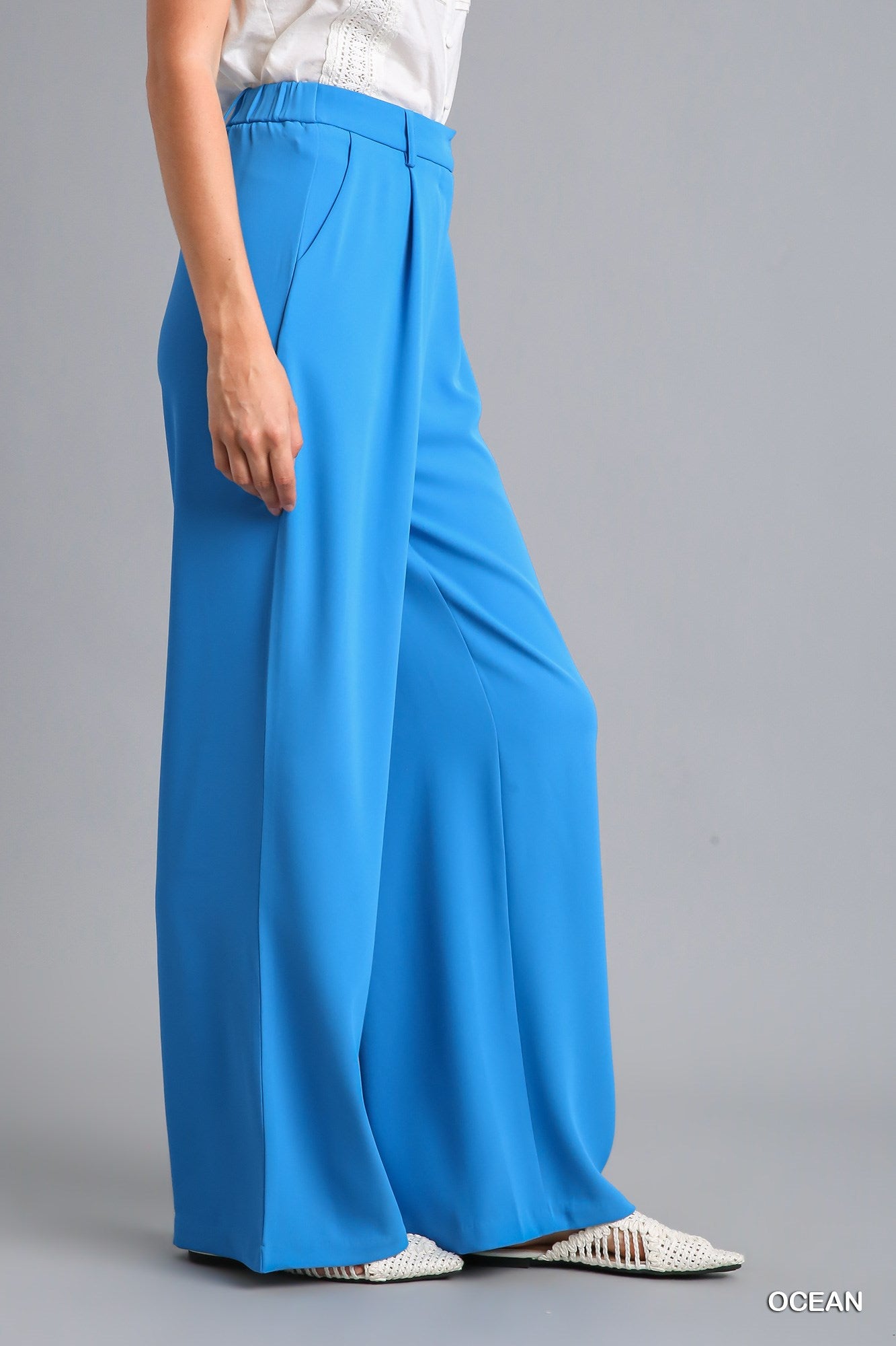 Ocean Wide Leg Trouser Pant