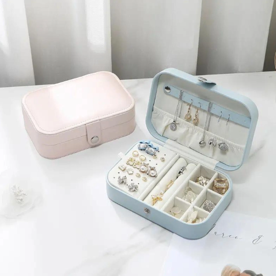 Portable Travel Jewelry Box - Jewelry Storage Organizers