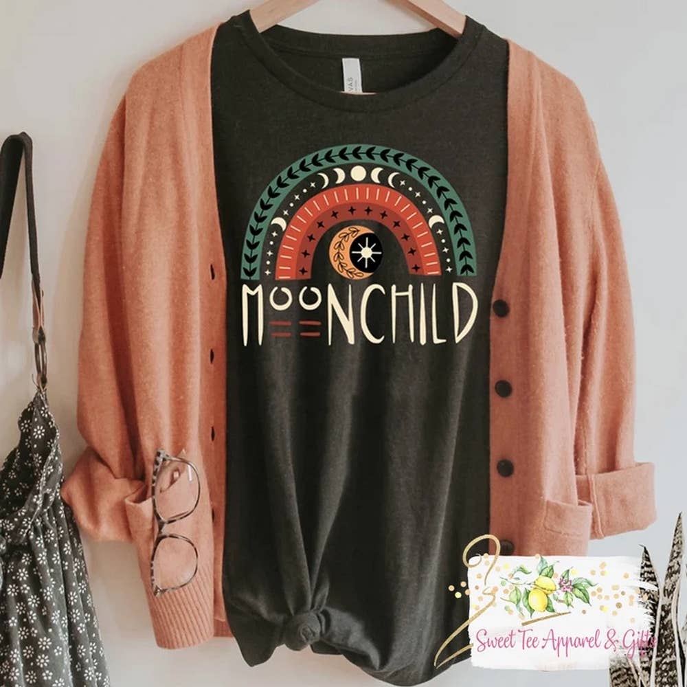 Moon Child Graphic Print T-Shirt