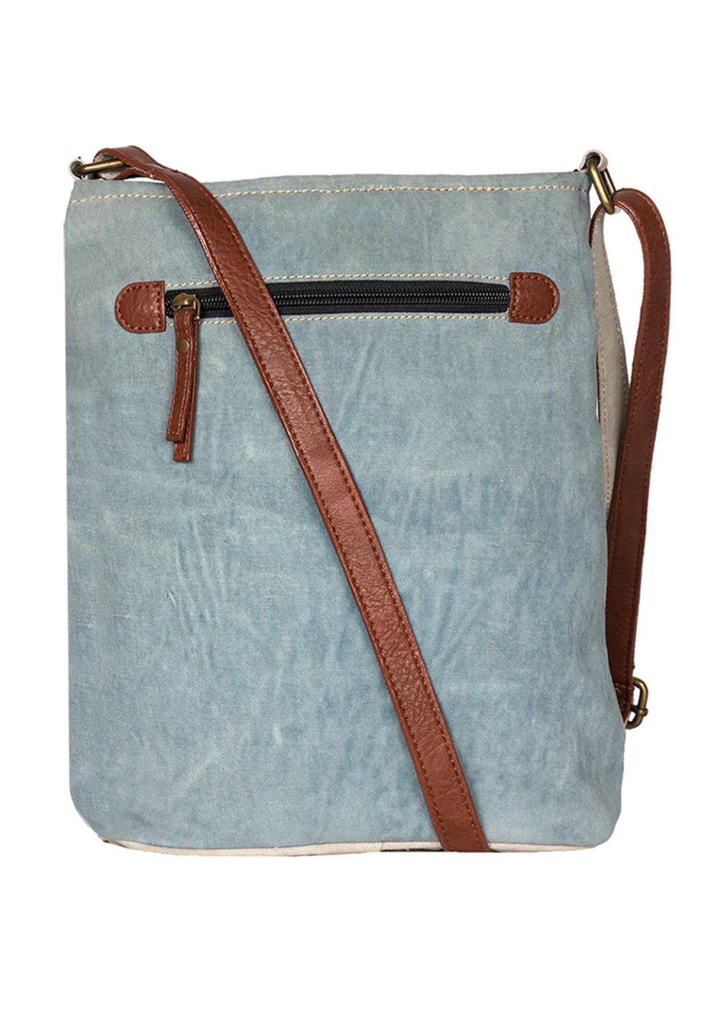 Identified Up-Cycled Canvas Crossbody