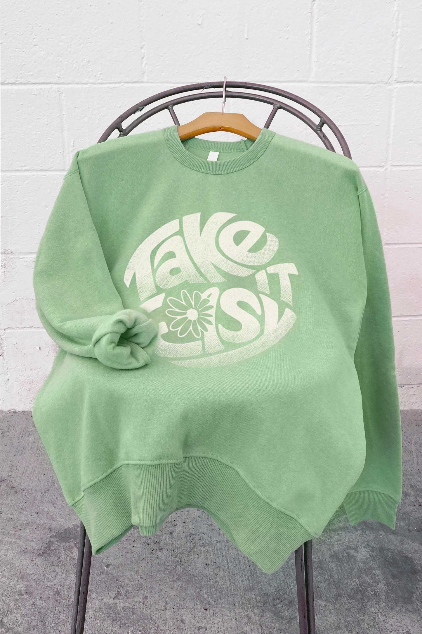 Sale - Take It Easy Graphic Sweatshirt