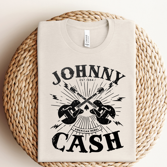 Sale - Johnny Cash Guitar Graphic Tee