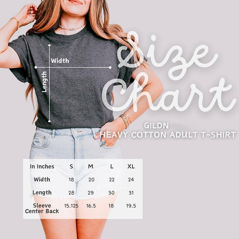 Rustic Christmas Trees Graphic Heavy Cotton Tee