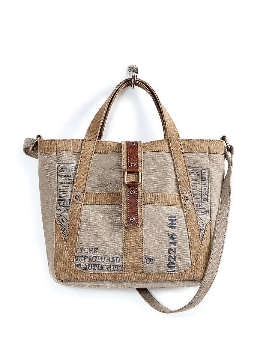 Portland Up-Cycled Canvas Women's Crossbody Bag