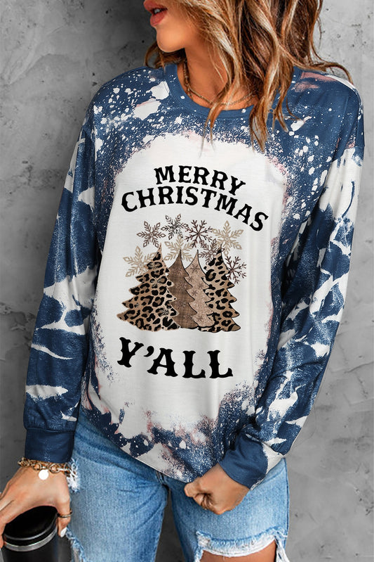 Sale - Merry Christmas Ya'll Long Sleeve Top