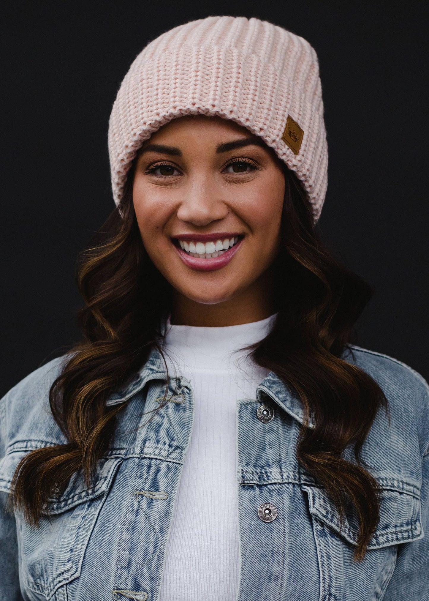 Blush Knit Beanie