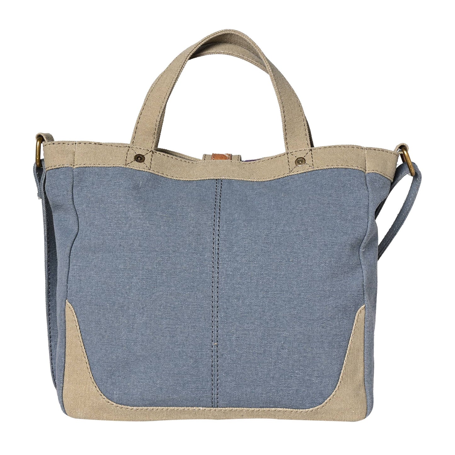 Dusty Blue Cowhide Portland Women's Crossbody Bag
