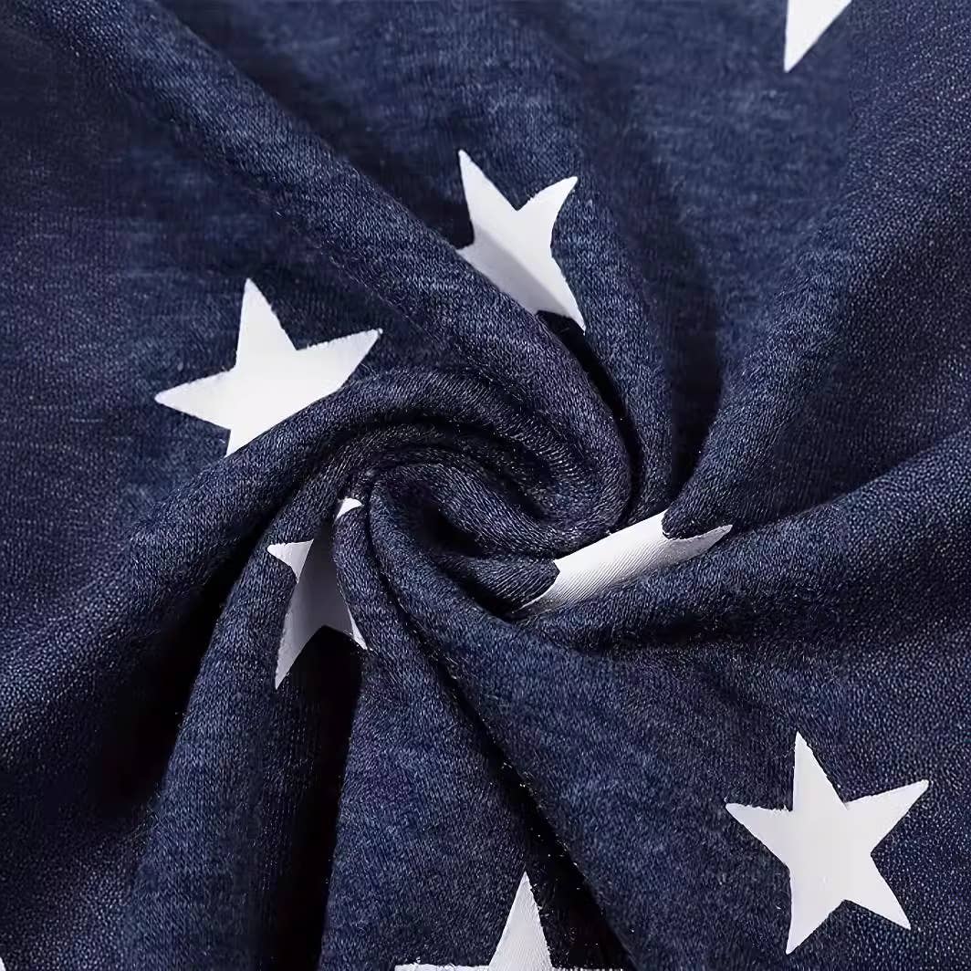 4th Of July American Flag Print Tank Top