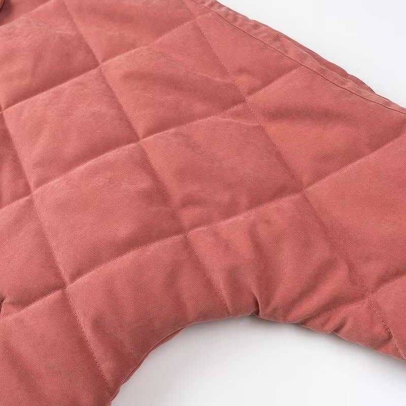 Moss Green Diamond Lattice Quilted Cotton Jacket