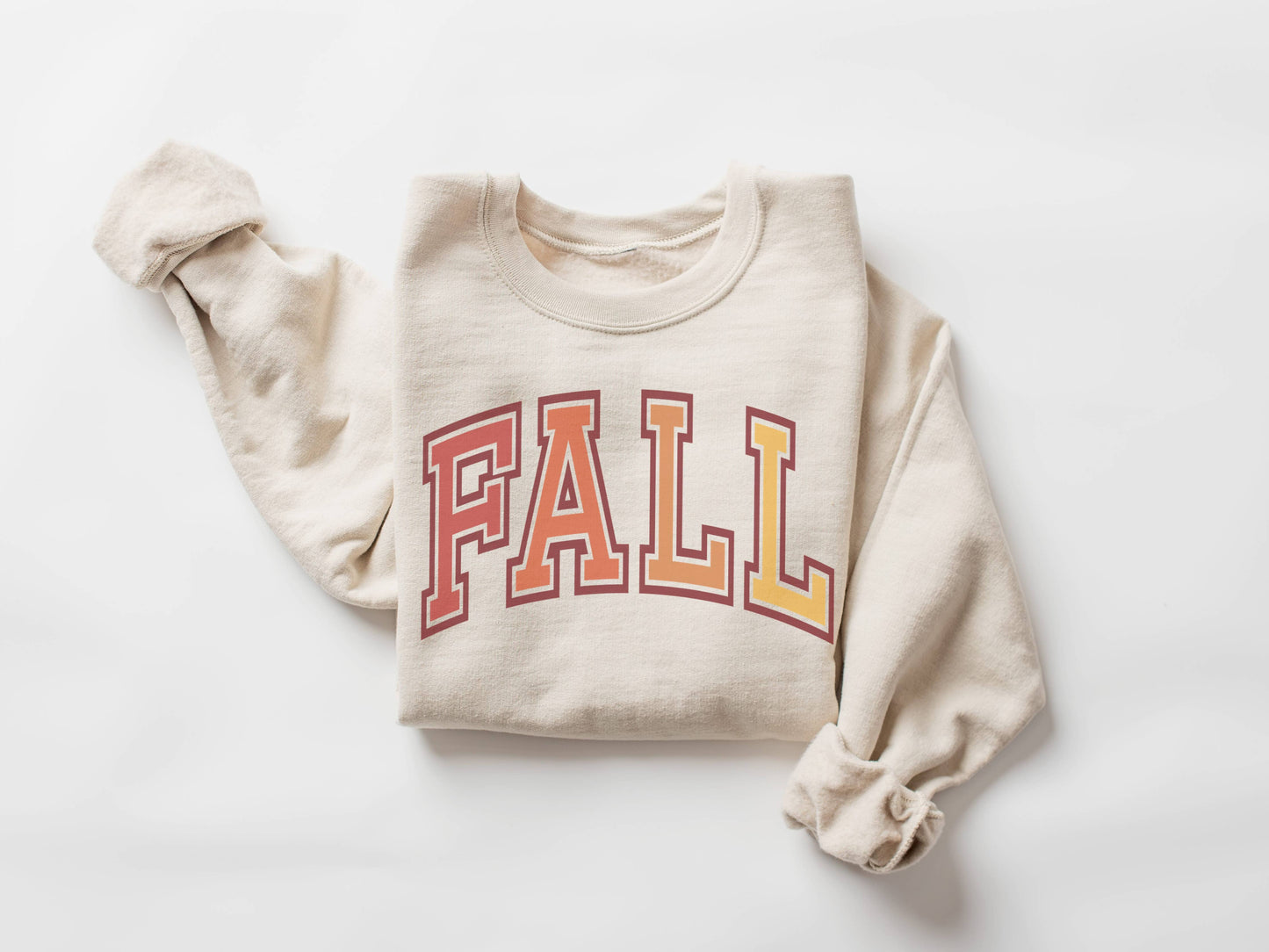 Sale - Fall Varsity Crew Neck Sweatshirt