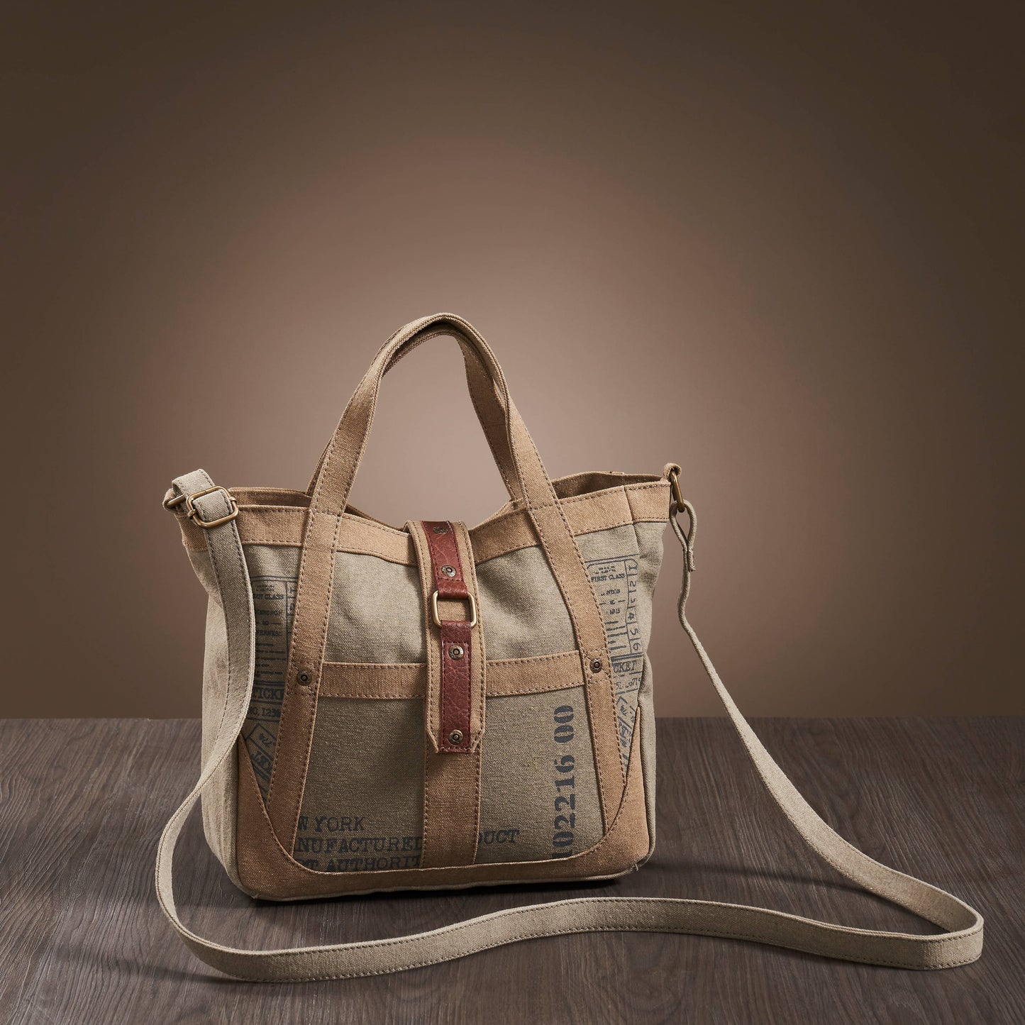 Portland Up-Cycled Canvas Women's Crossbody Bag