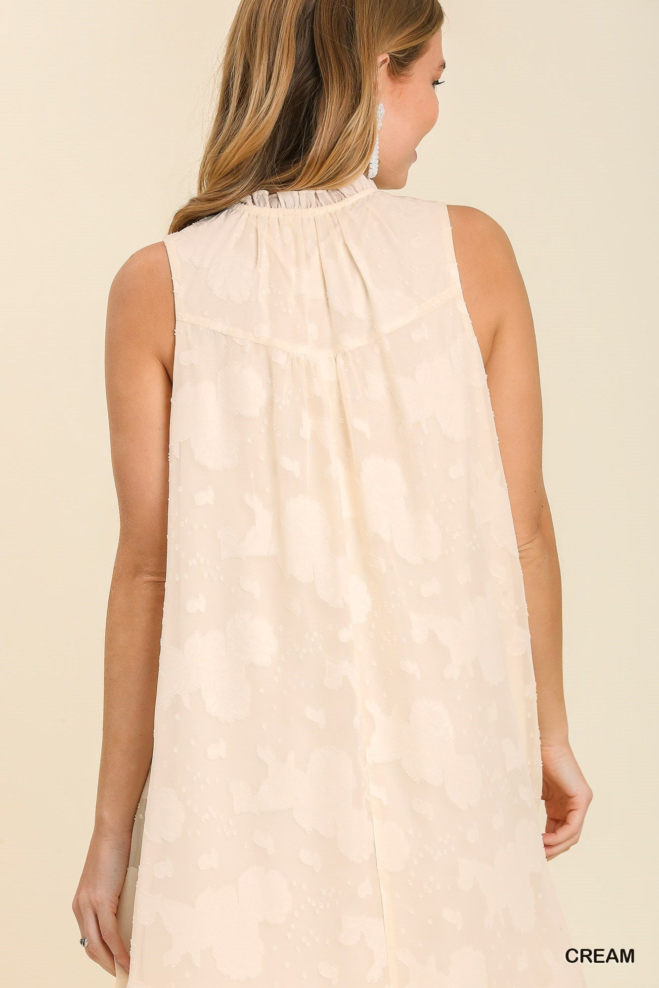 Cream Shift Dress