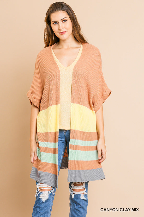 Sale - Canyon Clay Knit Kimono Cardigan