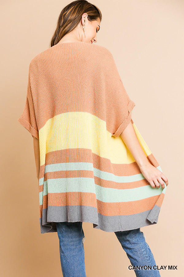 Sale - Canyon Clay Knit Kimono Cardigan