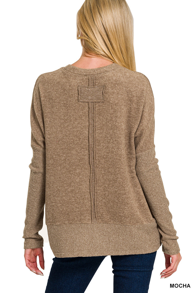 Mocha Dolman Sweater