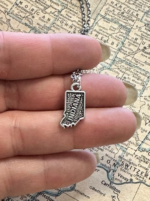 The Christine Necklace - Small Indiana Charm Necklace