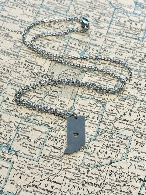 The Warren Necklace - Small Indiana Charm Necklace