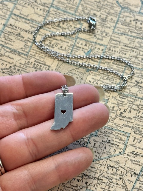 The Warren Necklace - Small Indiana Charm Necklace