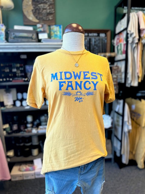 Midwest Fancy Graphic Tee - Mustard