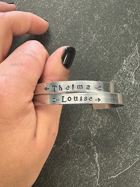 Thelma and Louise Cuff Bracelet Set