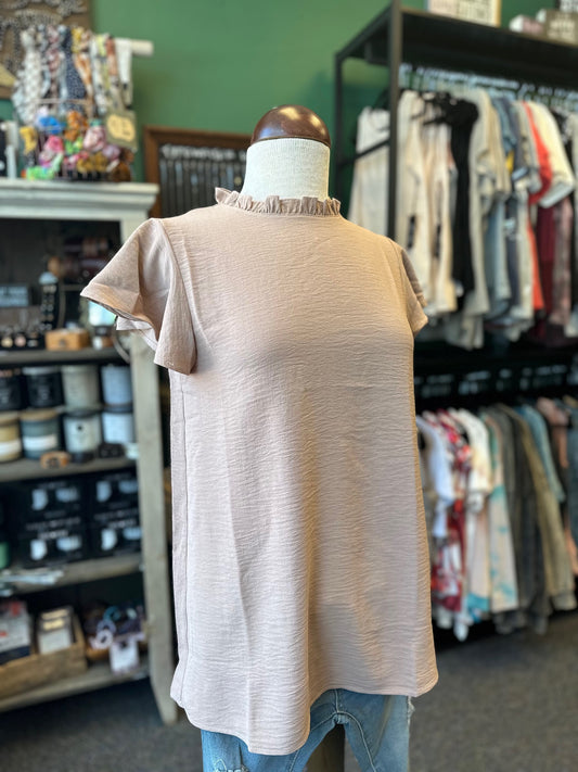 Sale - Mocha Merrow Short Sleeve Top