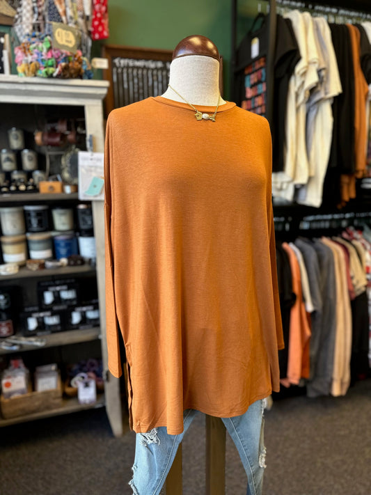 Almond Dolman Top