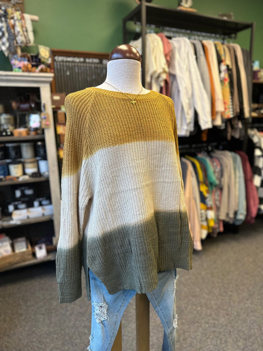 Caramel Ombre Sweater