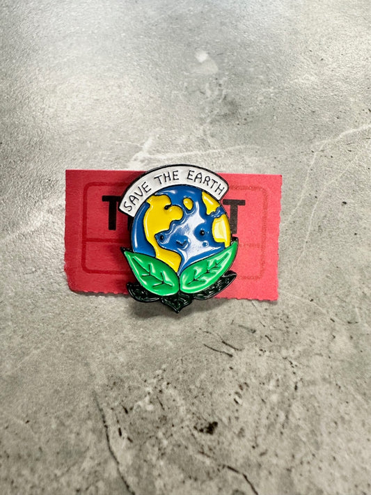 Save The Earth Enamel Pin