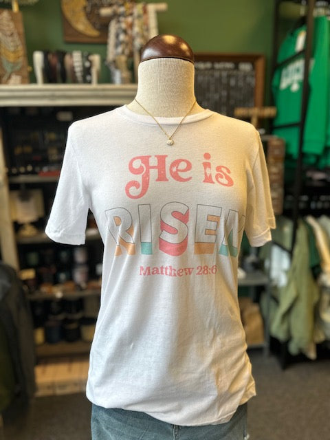 $10 Rack - He is Risen Easter Graphic Tee | Women's Tees Religious Tees