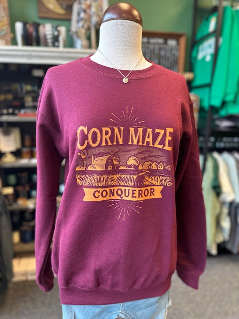 Corn Maze Conqueror | Sweatshirt | Fall