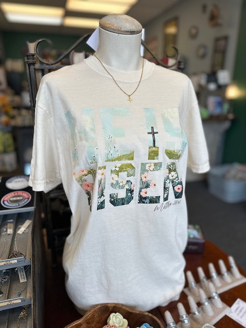 Sale - He is Risen Comfort Colors Graphic Tee T-shirt