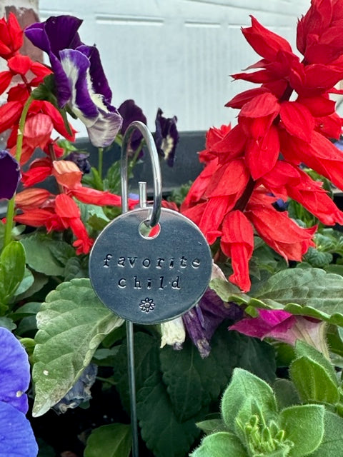 Hand Stamped Plant Markers